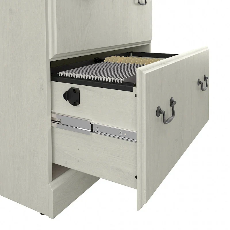 Bush Furniture Saratoga Lateral File Cabinet in Harvest Cherry