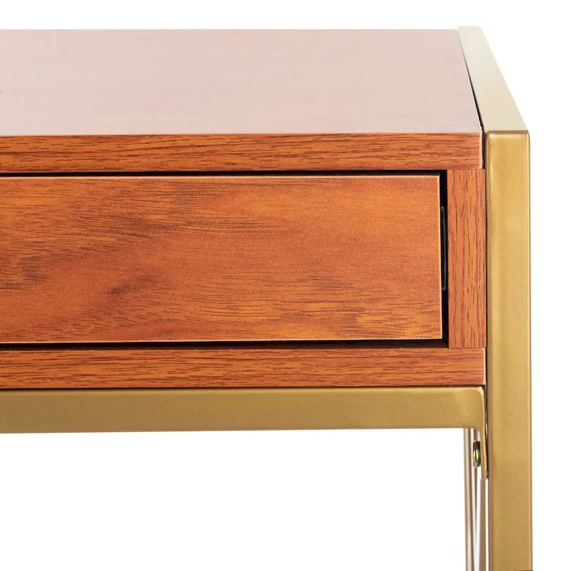 SAFAVIEH Manila Modern Dual-Tone 1-Drawer Desk