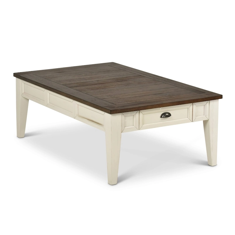 Steve Silver Cottonville Two Tone Coffee Table with Storage
