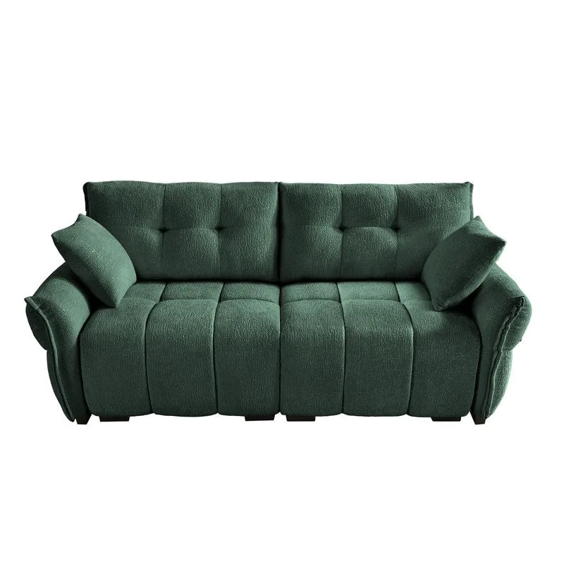 78.7 Chenille Two Seater Upholstered Sofa