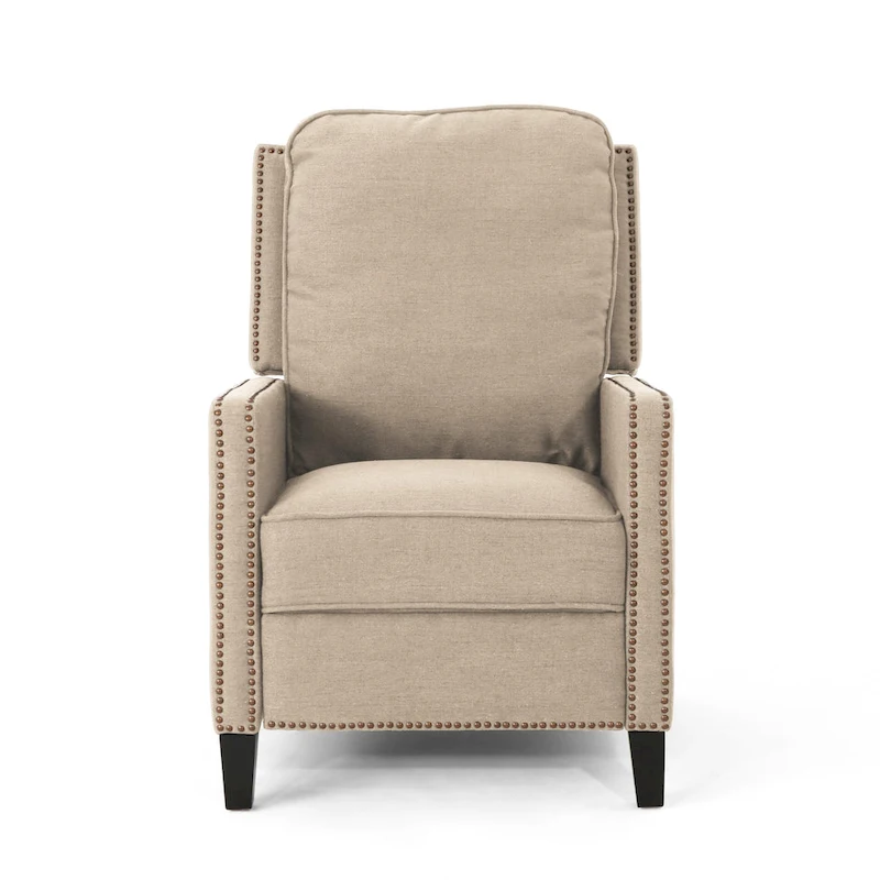 Cecelia Traditional Fabric Pushback Recliner by Christopher Knight Home