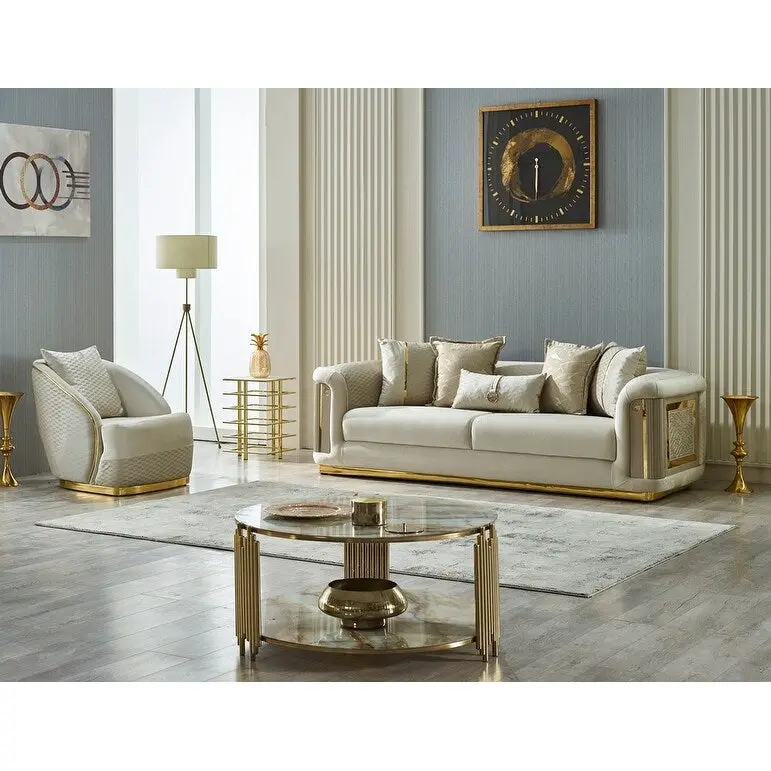 Ellie 2-piece Living room Set Pillow Back