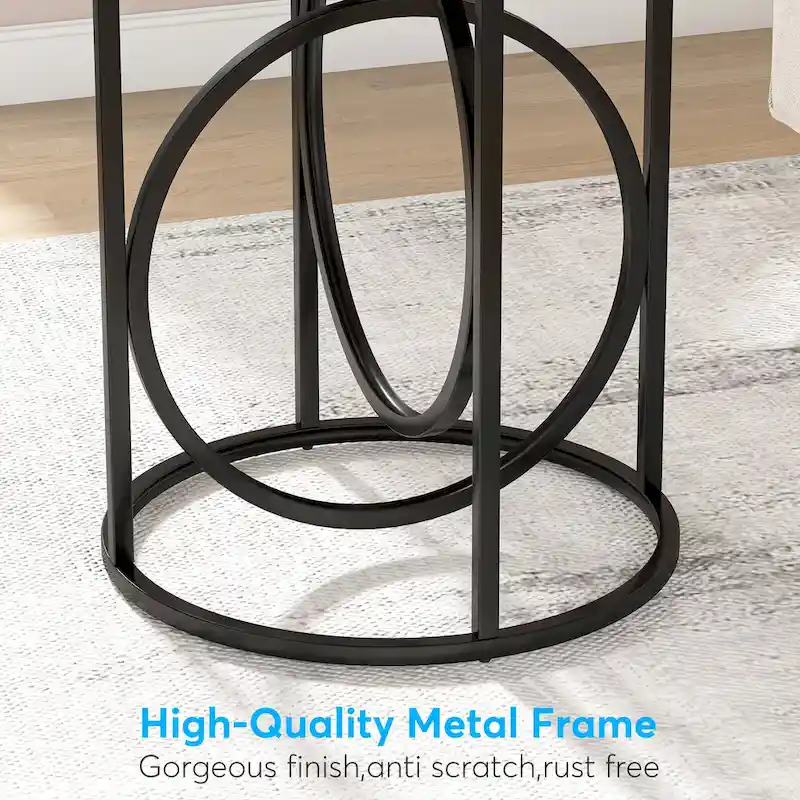 20-in Modern Round End Table