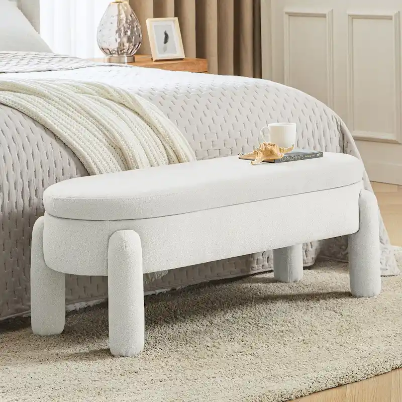 Oscar Modern Flip Top Storage Bench by HULALA HOME