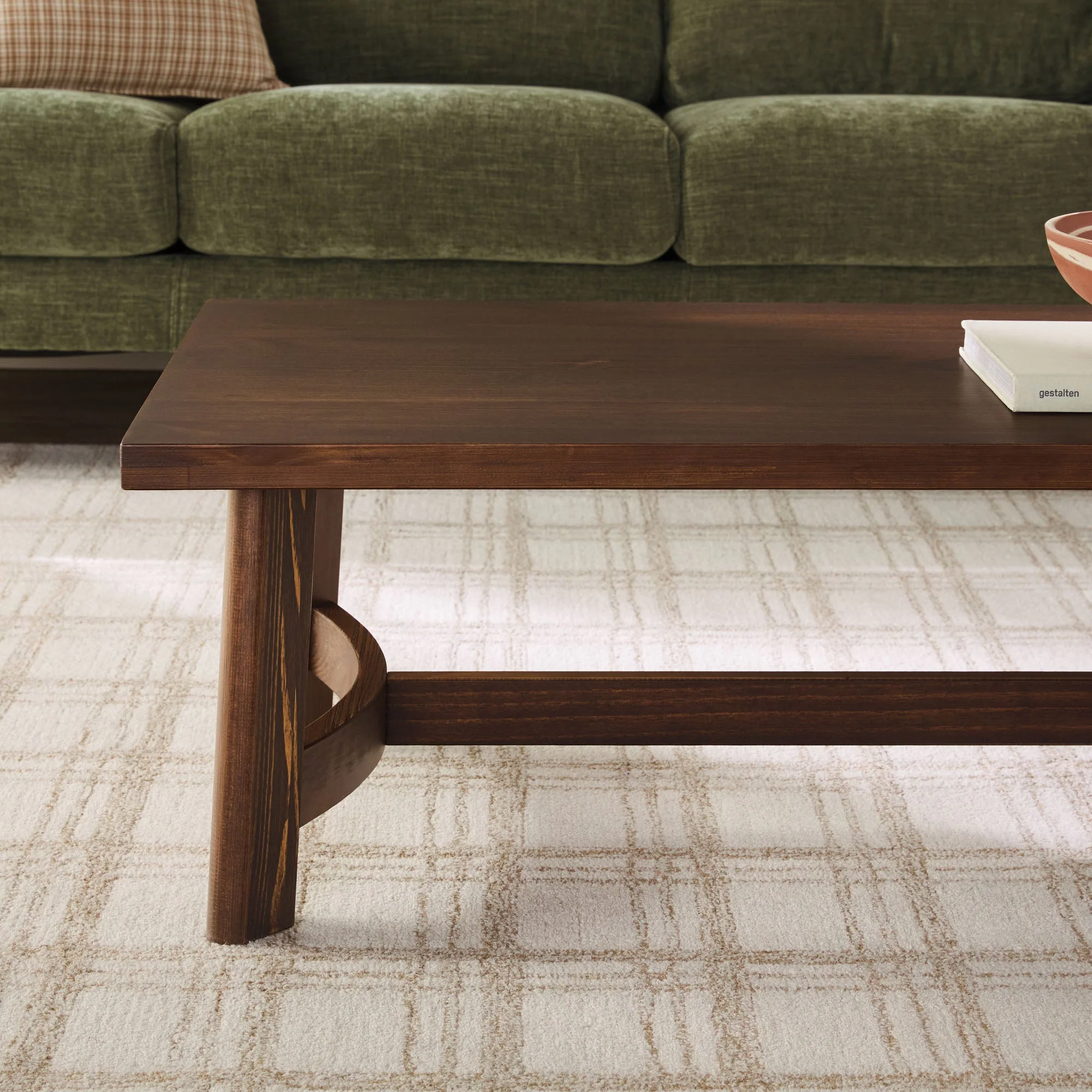 Colt Modern Farmhouse Easy Assembly 48 Coffee Table