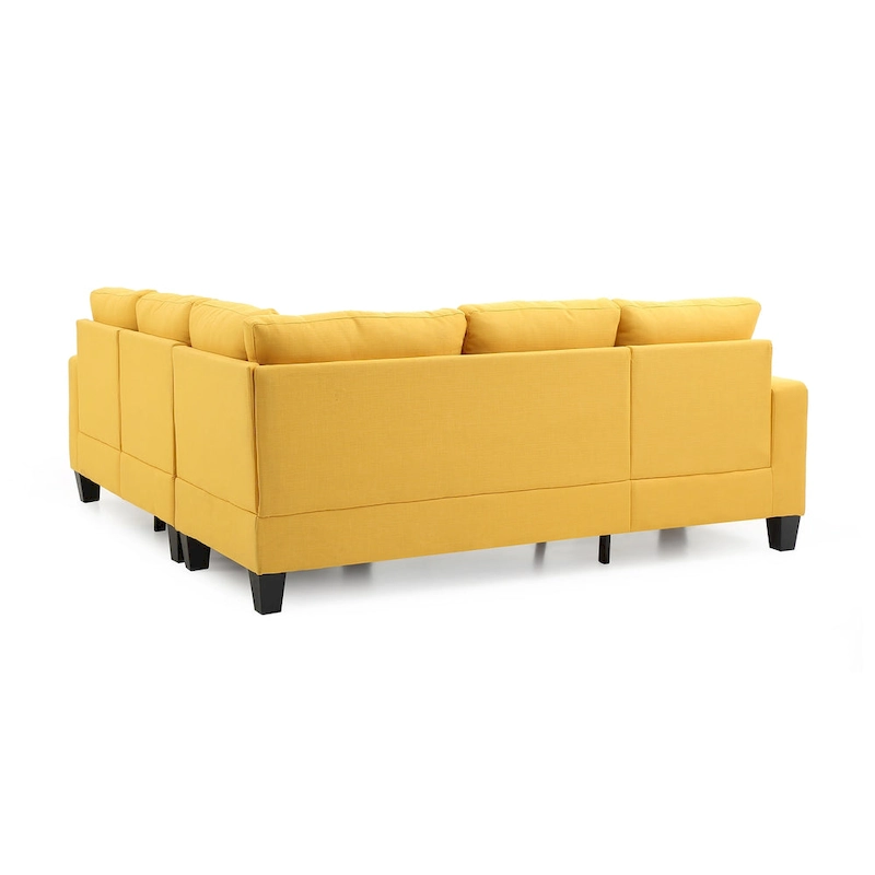Newbury 82 in. W 2-piece Polyester Twill L Shape Sectional Sofa - 32L x 82W x 35H