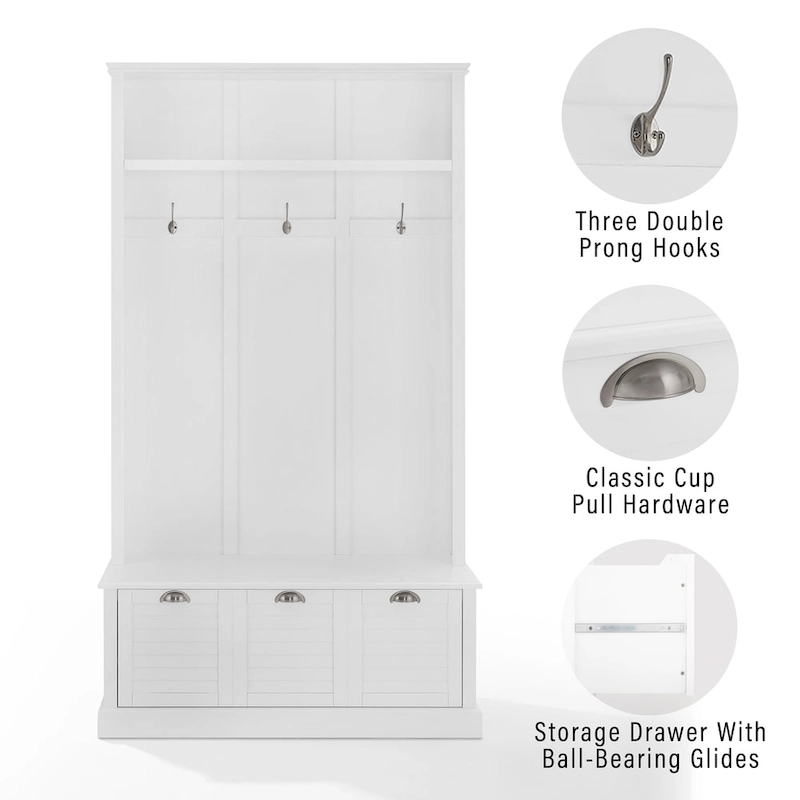 Crosley Ellison Hall Tree - 42.5W x 18D x 74.13H