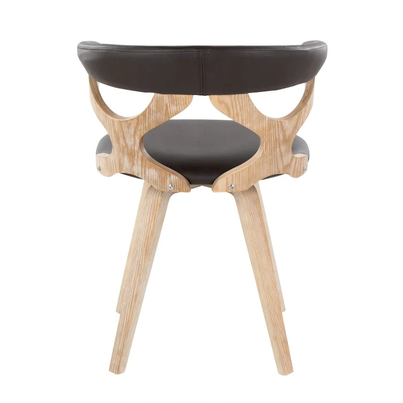 Viby Mid-century Modern Swivel Dining/ Accent Chair - N/A