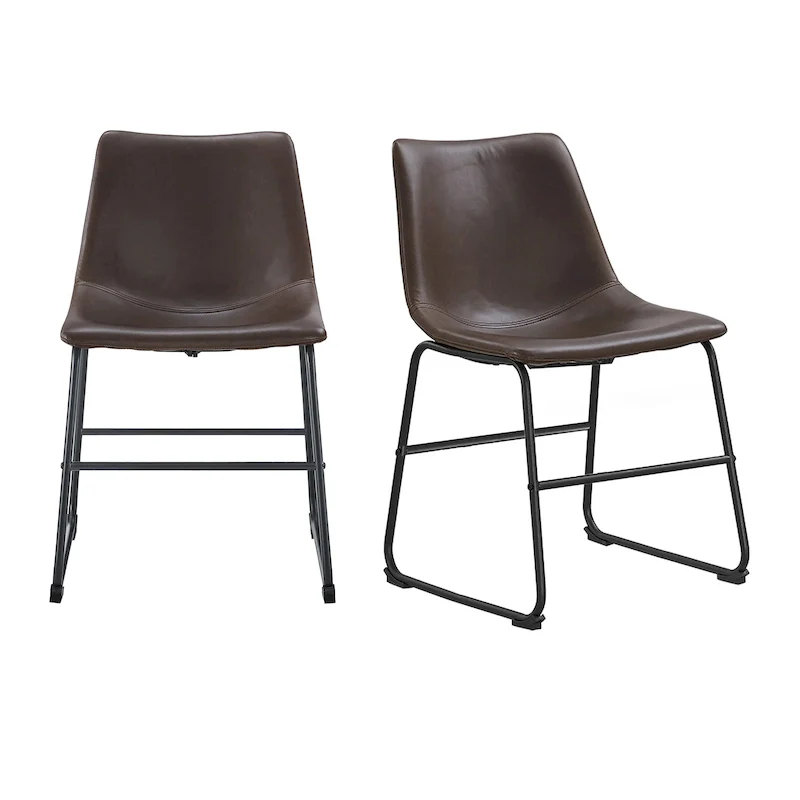 Faux Leather Dining Chair (Set of 2)