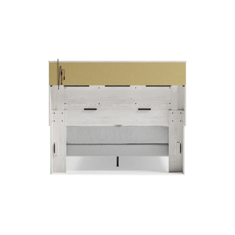 Signature Design by Ashley Altyra White Upholstered Panel Headboard