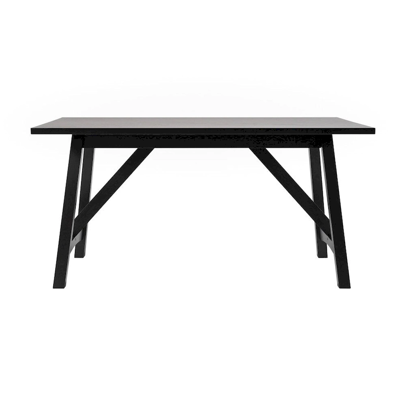 Solid Wood Commercial Grade Trestle Base Dining Table