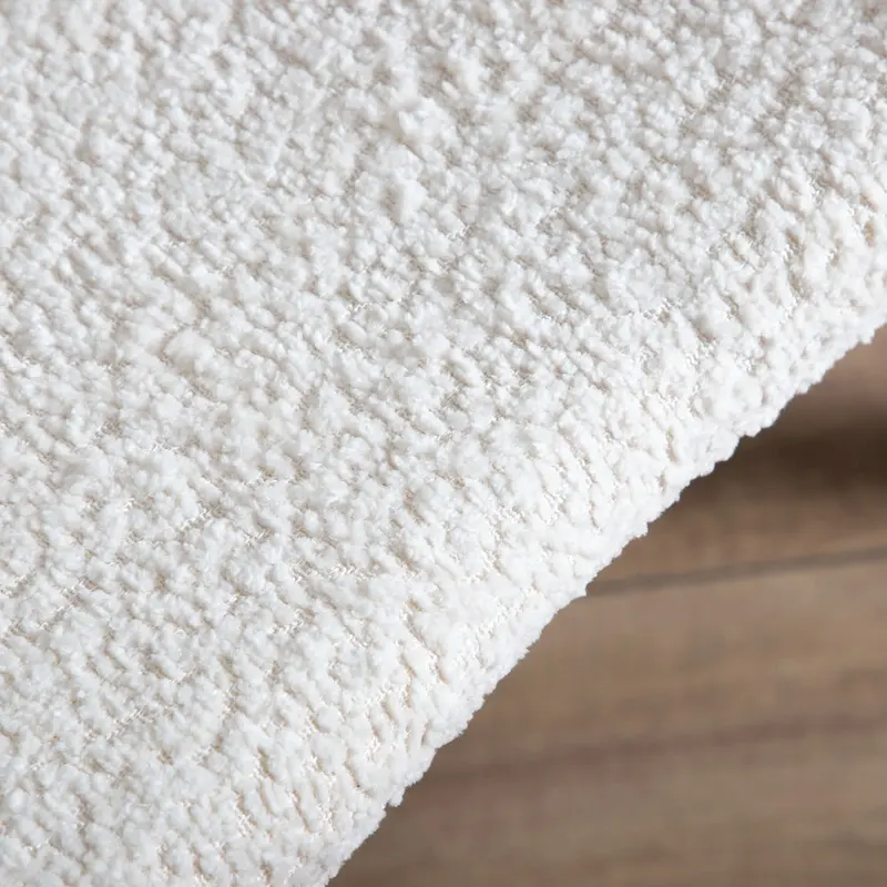 Furniture of America Beck Mid-century 2-Piece Walnut Boucle Wingback Accent Chair and Table Set