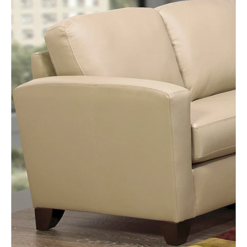 Bryce Italian Top Grain Leather Sofa and Loveseat Set