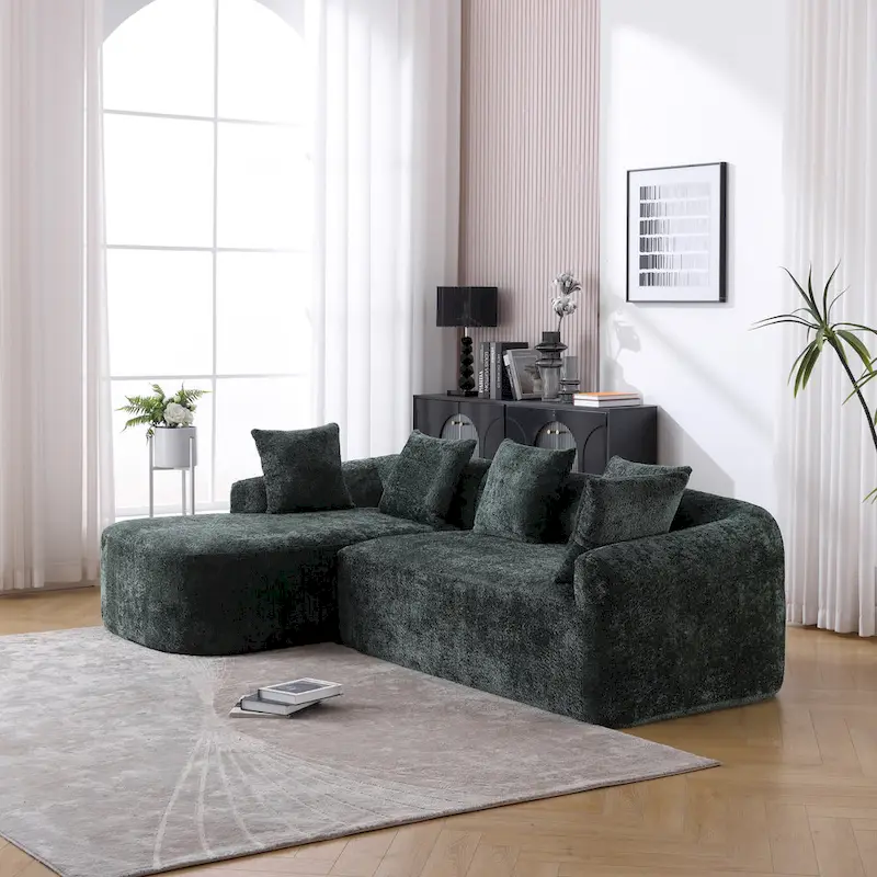L-Shaped Sectional Sofa (3-Seater)