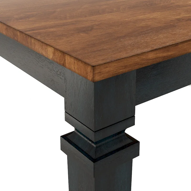 Vikos Solid Wood 64-82 Extendable Dining Table