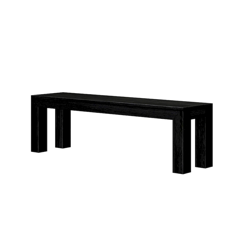 Plank and Beam Solid Wood Modern Dining Bench - 61