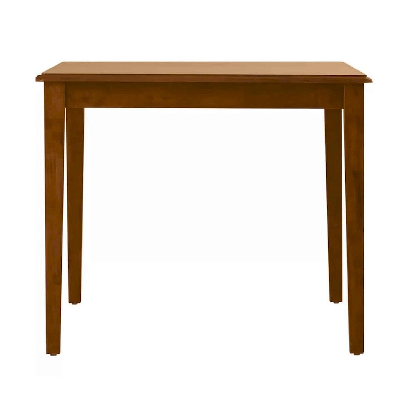Nova 60 Inch Rectangular Dining Table, Tapered Legs, Rich Walnut Brown