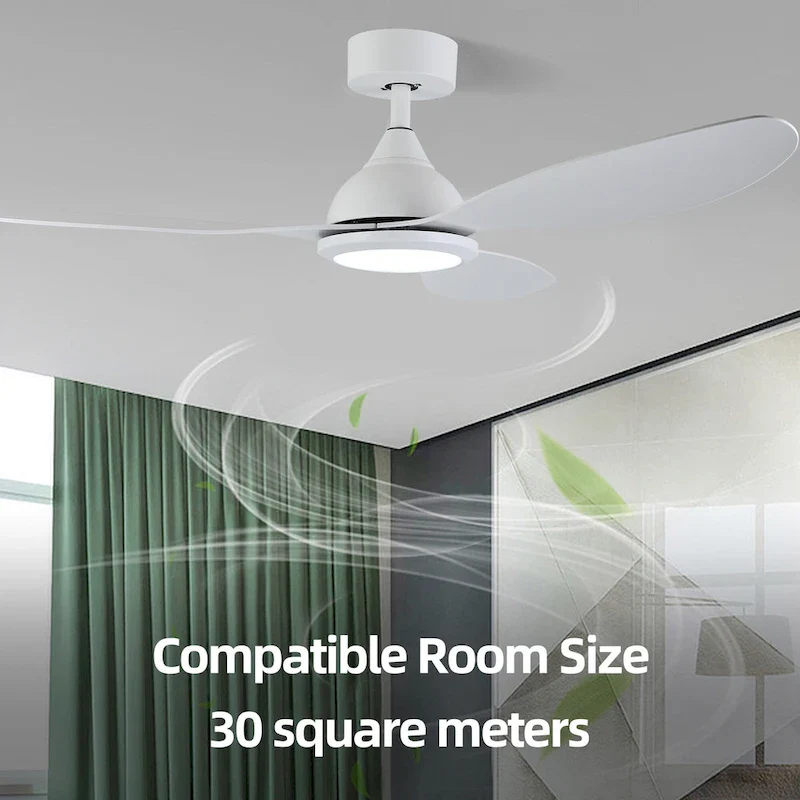 OVIOS Elegant 52-inch 2-in-1 Ceiling Fan Light with Remote Control