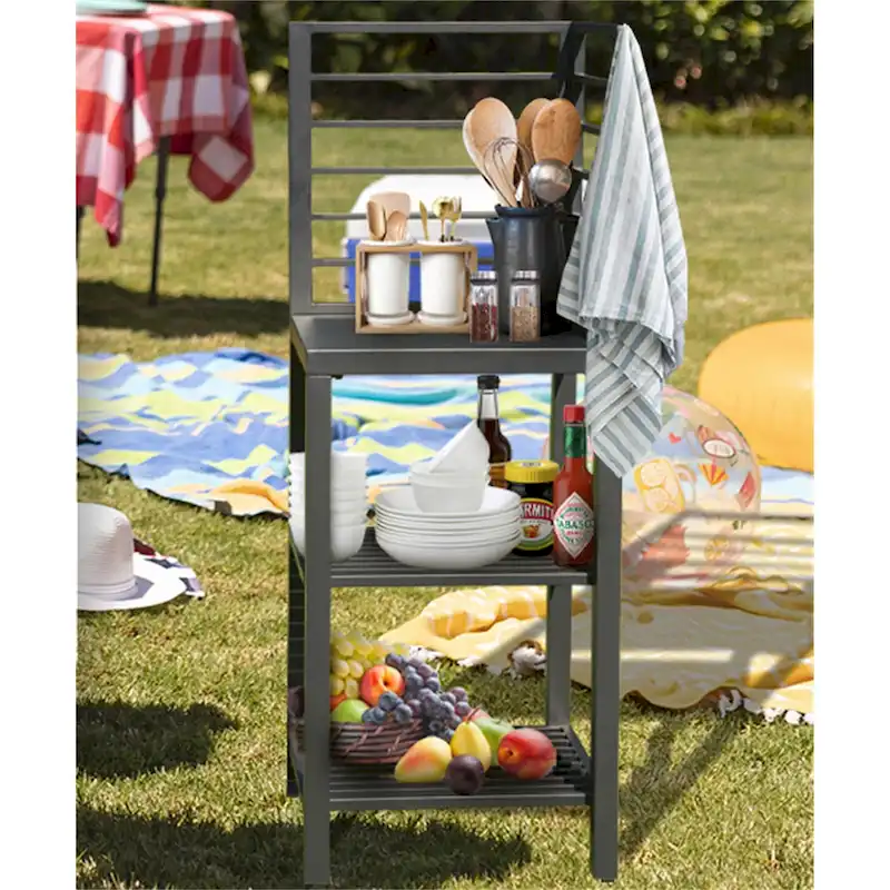 Outdoor Kitchen Island with Storage