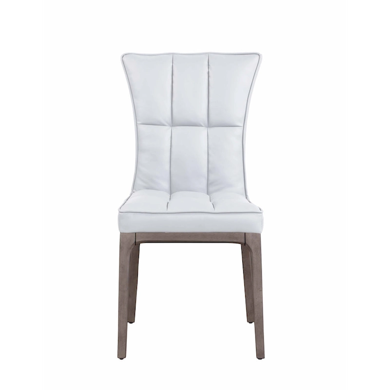 Somette Modern Tufted Side Chair with Solid Wood Frame, Set of 2