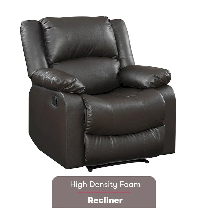 Relax A Lounger  Faux Leather Manual Recliner
