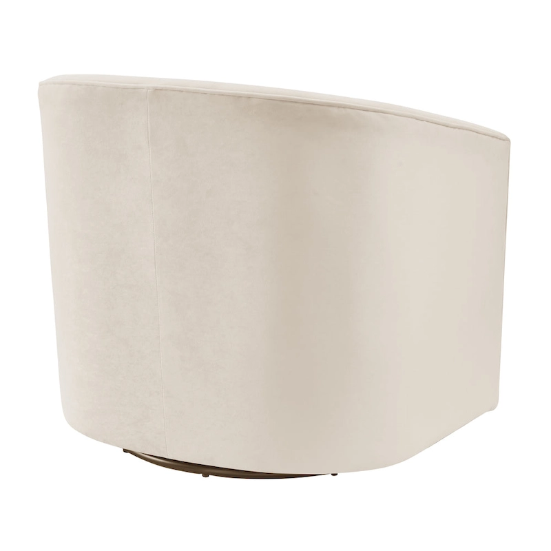 Walsh Fabric Swivel Barrel Chair