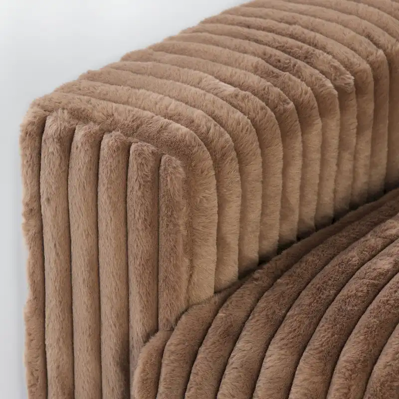 6-Piece Modular Sectional Sofa with Chaise and Ottoman