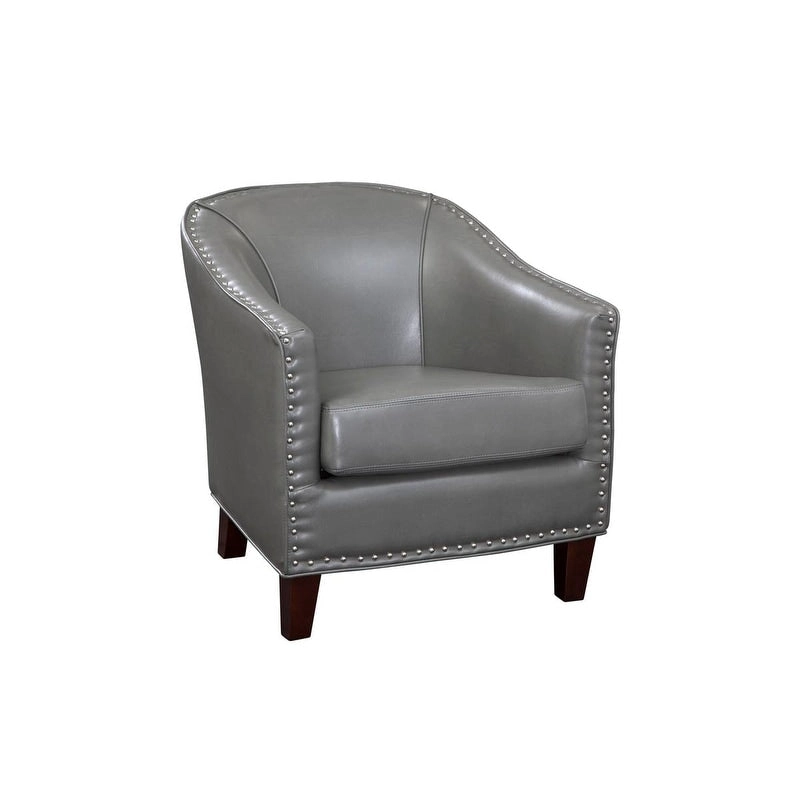 Grafton Home Giles Accent Chair with Nailhead Trim