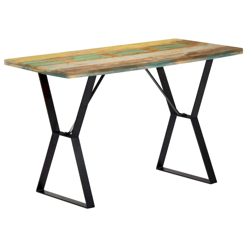 vidaXL Dining Table 47.2 x23.6 x29.9  Solid Reclaimed Wood - 47.2  x 23.6  x 29.9