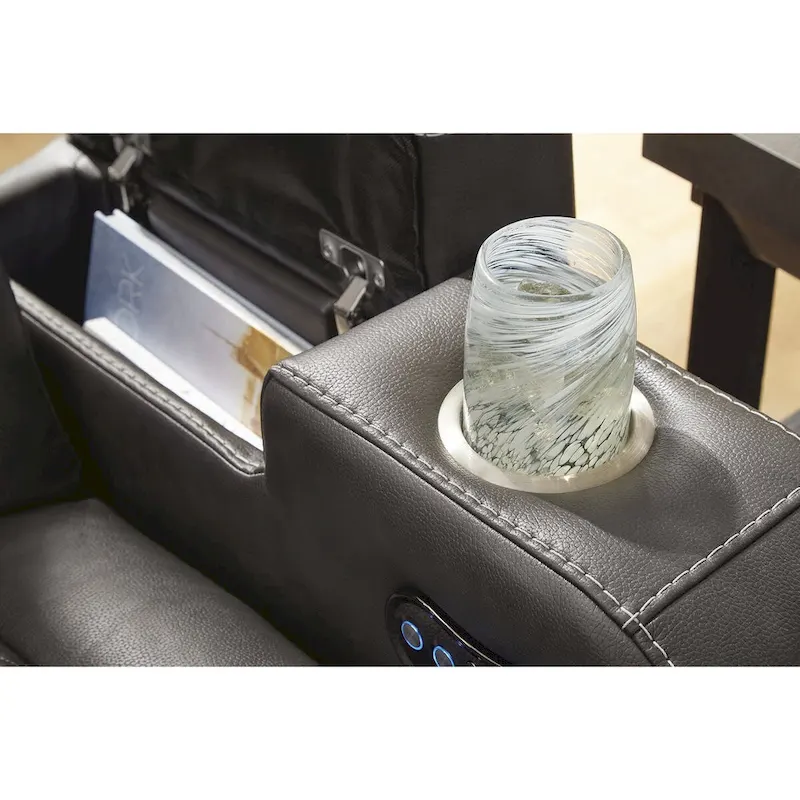 Signature Design by Ashley Fyne-Dyme Power Reclining Sofa - 85 W x 43 D x 43 H