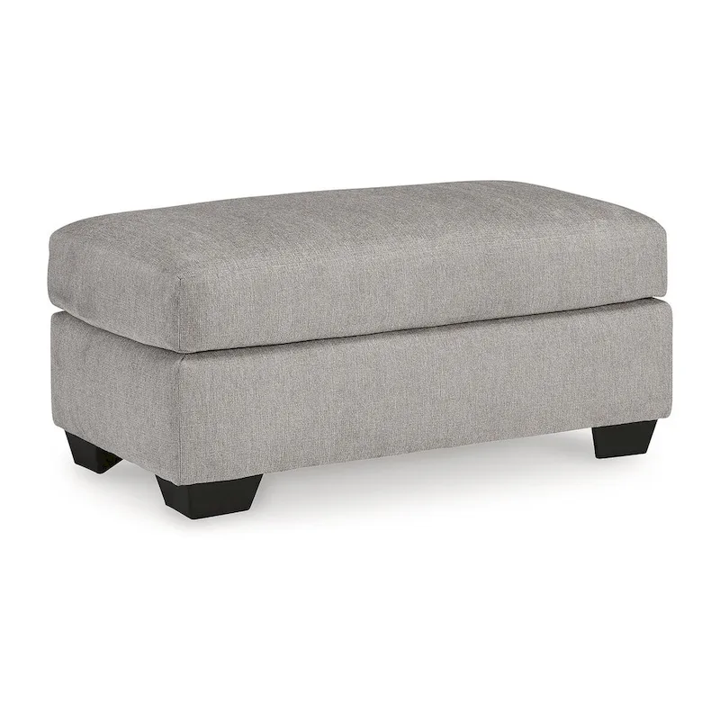 Avenal Park Gray Ottoman