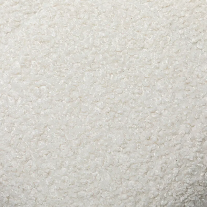 87.7 Sectional Sofa Cozy Teddy Fleece Fabric Sectional Sofa Couch