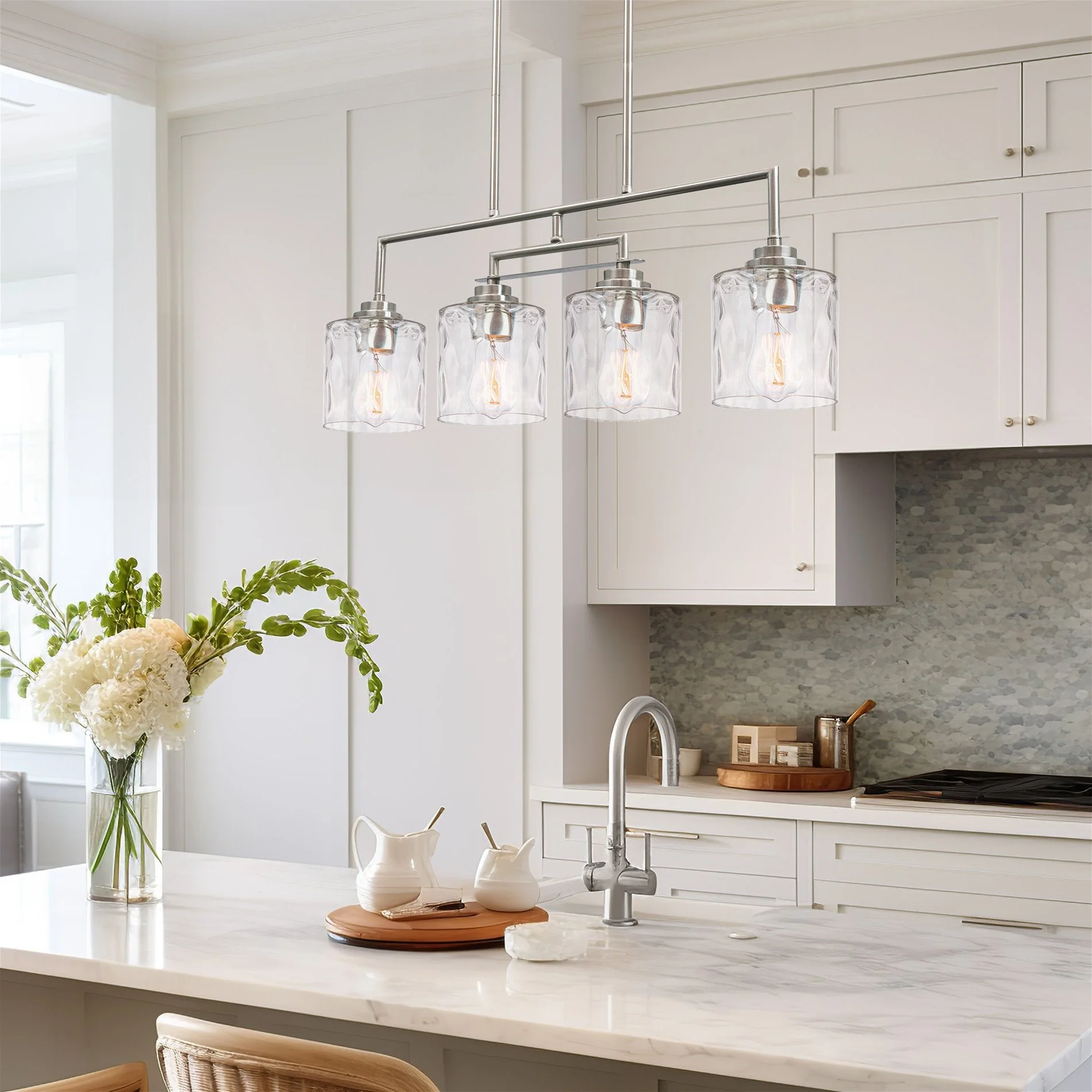 Monroe 28 Modern 4-Light Island Light