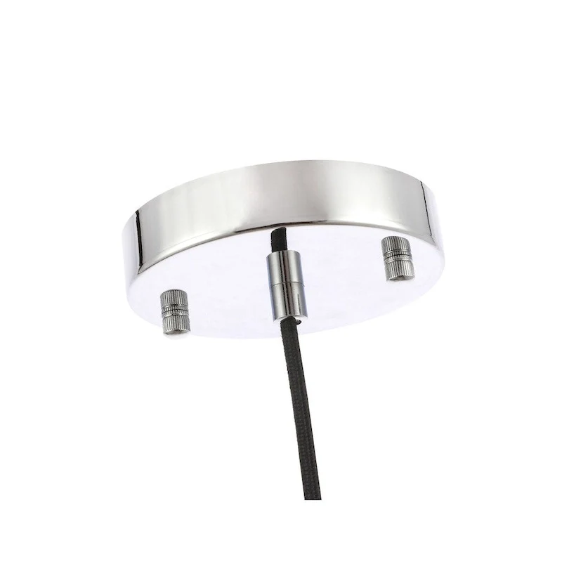 Caressa 8.5-Inch 1-Light Clear Seeded Glass