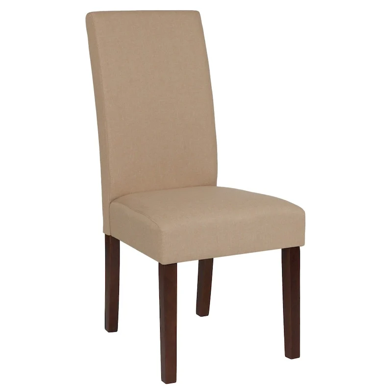 Tufted Parsons Chair with Side Panel Detail