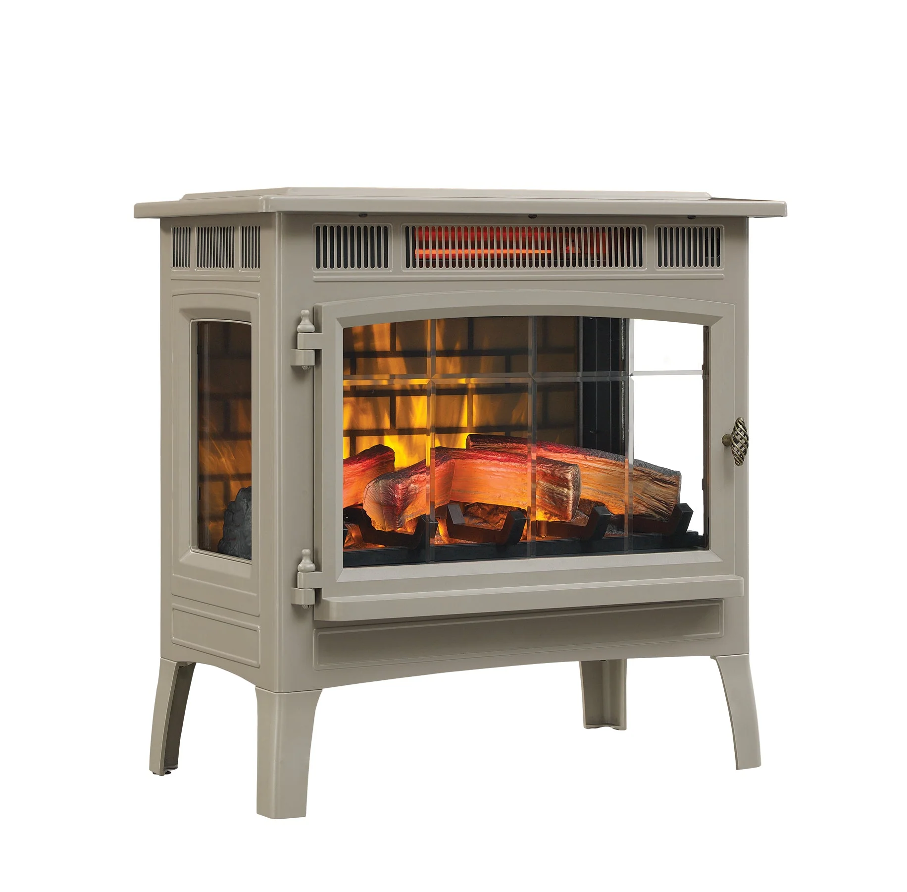 duraflame? Electric Infrared Fireplace Stove Heater with 3D Flame Effect