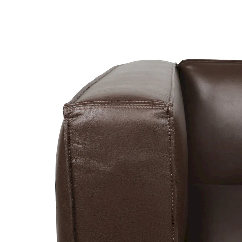 Goyette Faux Leather Club Chair