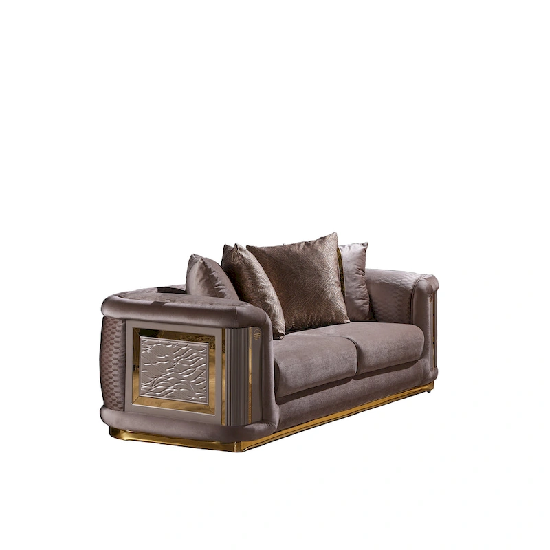 Ella 3-piece Living room Set Square Arms