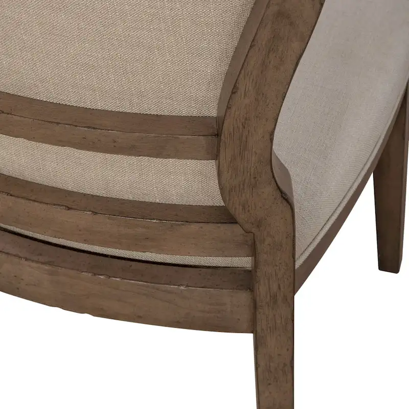 Americana Farmhouse Upholstered Tufted Back Side Chair (Set of 2)