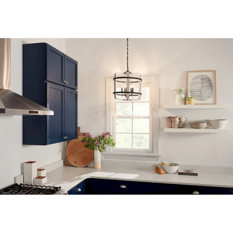 Kichler Lighting Gartin 5-Light Weathered Zinc Pendant Light