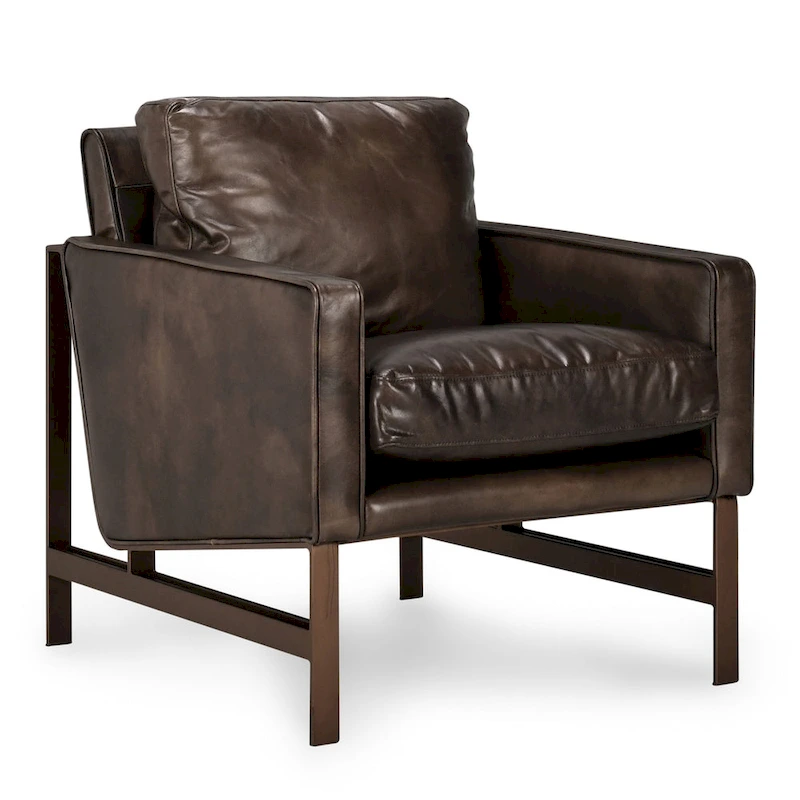 Classic Home Chad Leather Club Chair