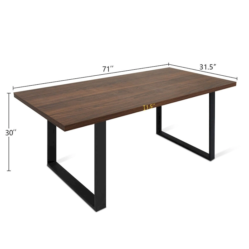 71x31.5 Modern Rectangle Dining Table