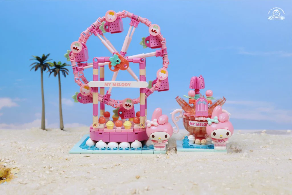 Hello Kitty - YuMe Blocks Summer Wunderland - My Melody Ferris Wheel