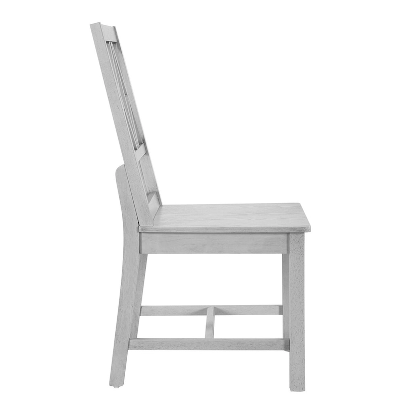 Extendable Dining Table Set Round Trestle Table and 4 Dining Chairs