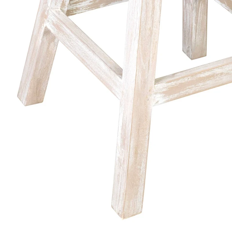 White Coconut Shell Swivel Counter Stool by East at Main