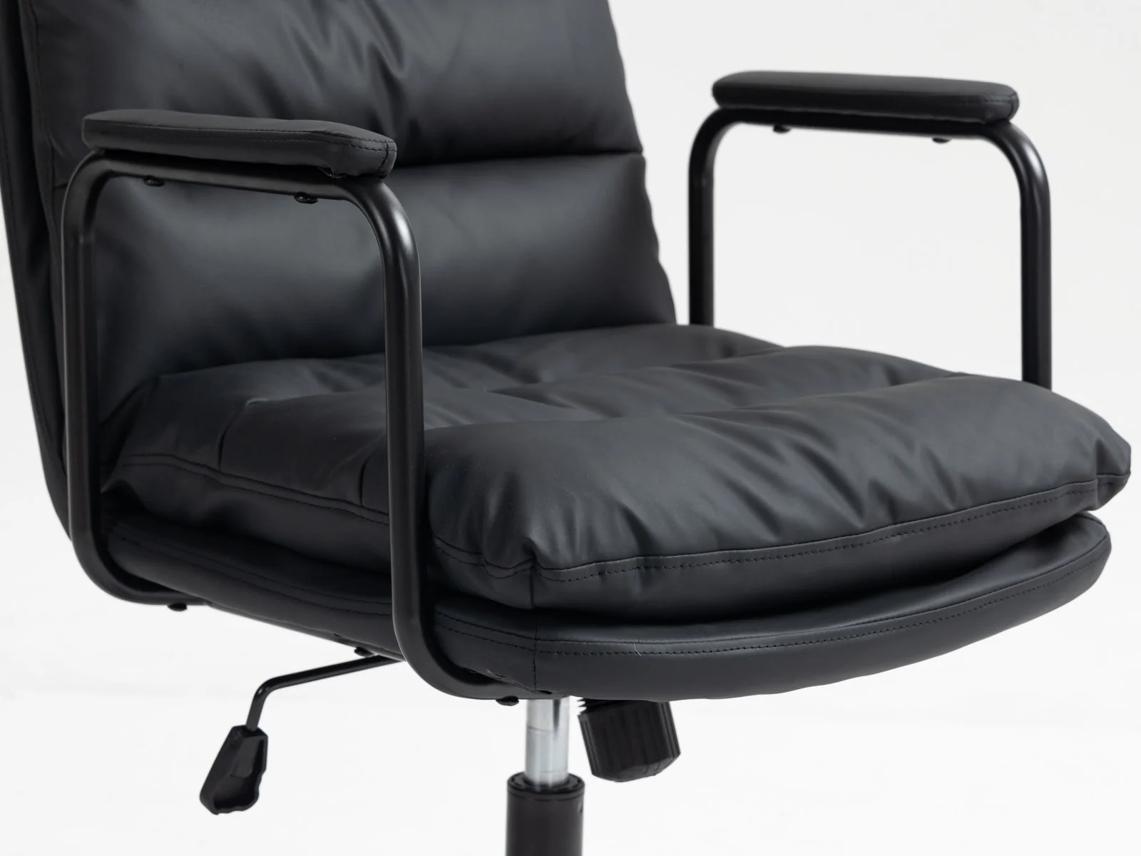 Walker Edison | Ergonomic Faux Leather Computer Rolling Swivel Chair