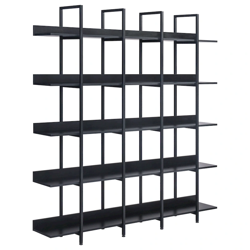 5 Tier Bookcase Home Office Open Bookshelf