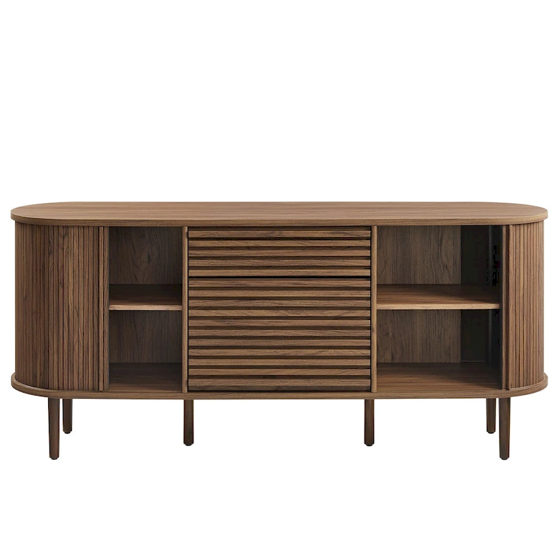 Harlan 67 Fluted Oval Sideboard Cabinet