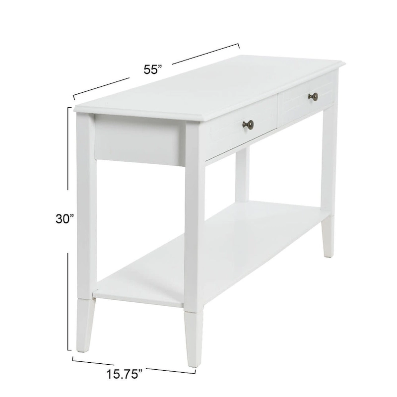 Pleasantville Console Table with 2 Drawers