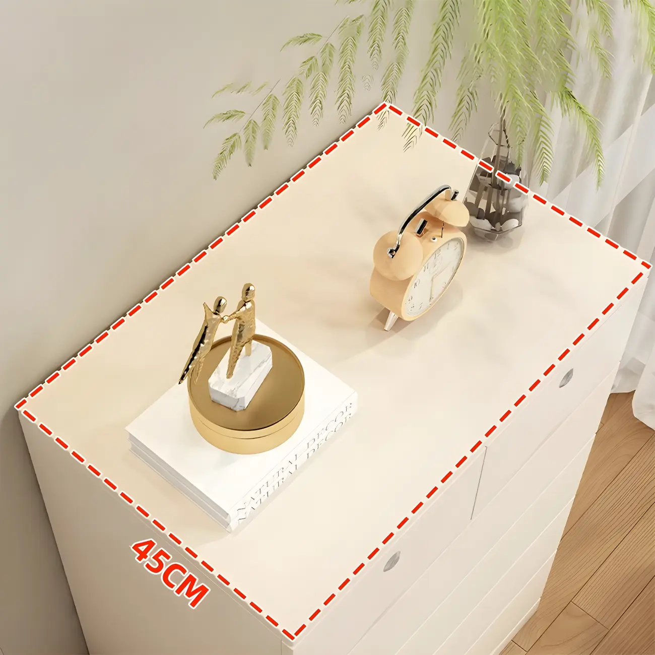 Stylish White Wooden Dressers with Soft Close Drawers